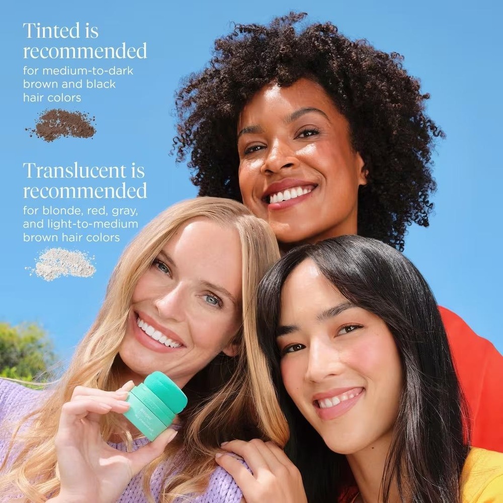 Briogeo Style + Treat Dry Shampoo Puff Translucent 0.5oz Talc-Free Vegan NIB - Picture 6 of 8